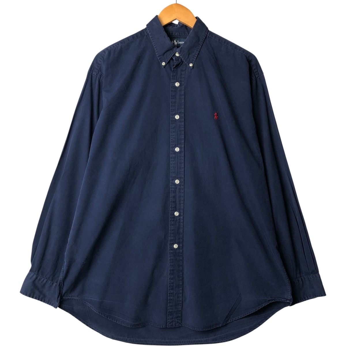 古着 ラルフローレン Ralph Lauren BLAKE 長袖 ボタンダウンシャツ メンズL相当/eaa573117