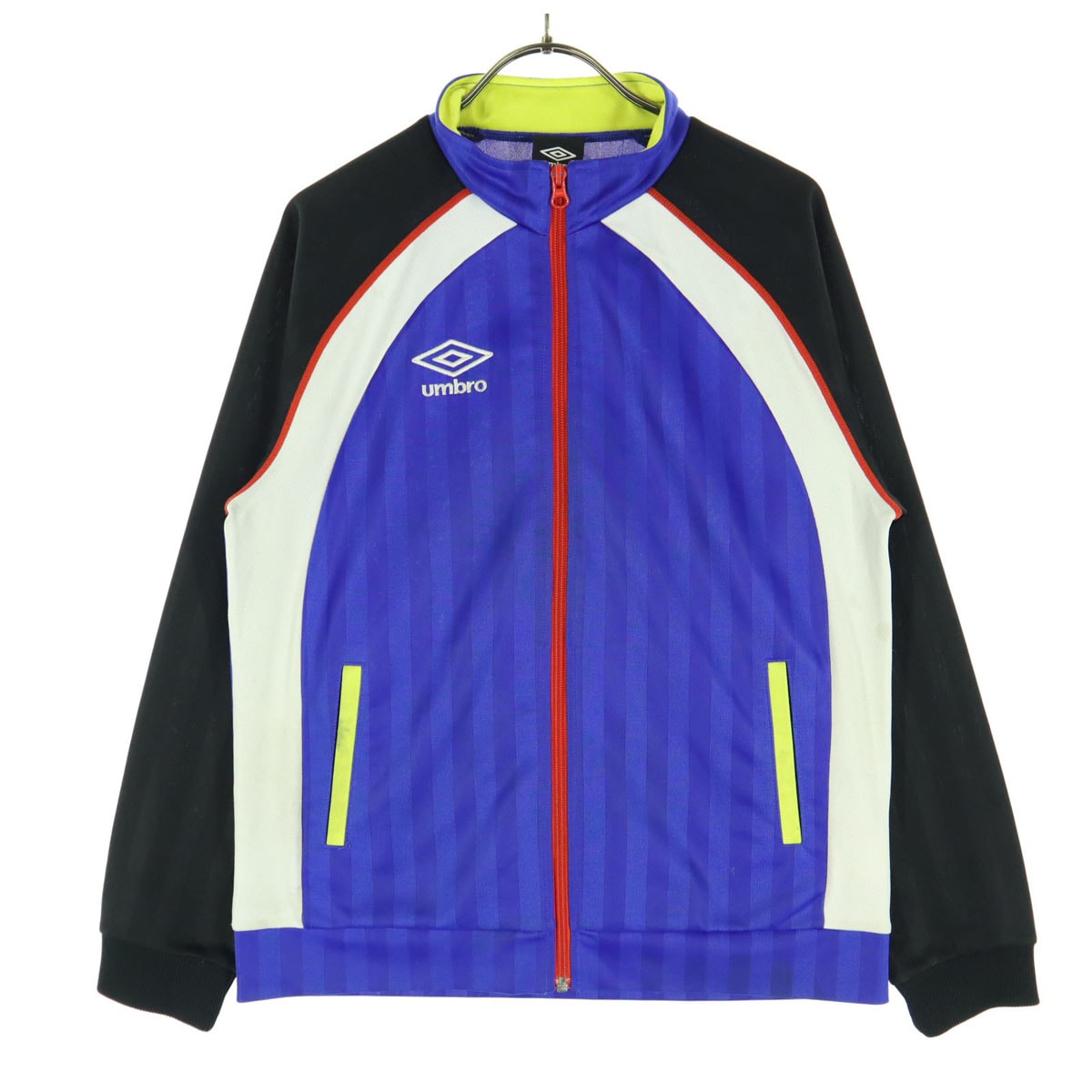 umbro アンブロ ワンポイントロゴ 長袖 トラックジャケット 160 ブルー系