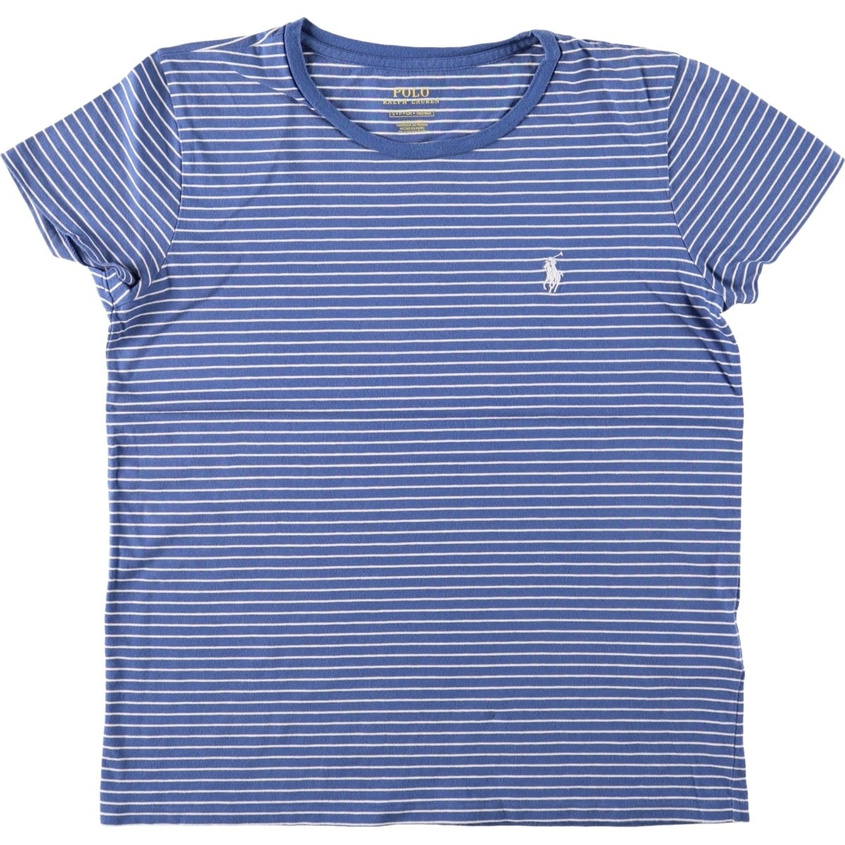 古着 ラルフローレン Ralph Lauren POLO RALPH LAUREN 半袖 ボーダーTシャツ レディースS相当/eaa684974