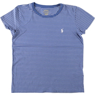 古着 ラルフローレン Ralph Lauren POLO RALPH LAUREN 半袖 ボーダーTシャツ レディースS相当/eaa684974