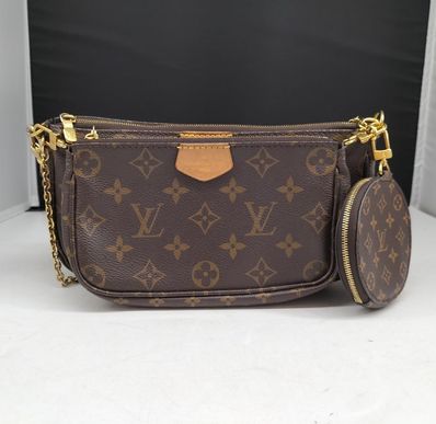 Louis Vuitton Multi Pochette Accessoires Monogram "Rose Crair"