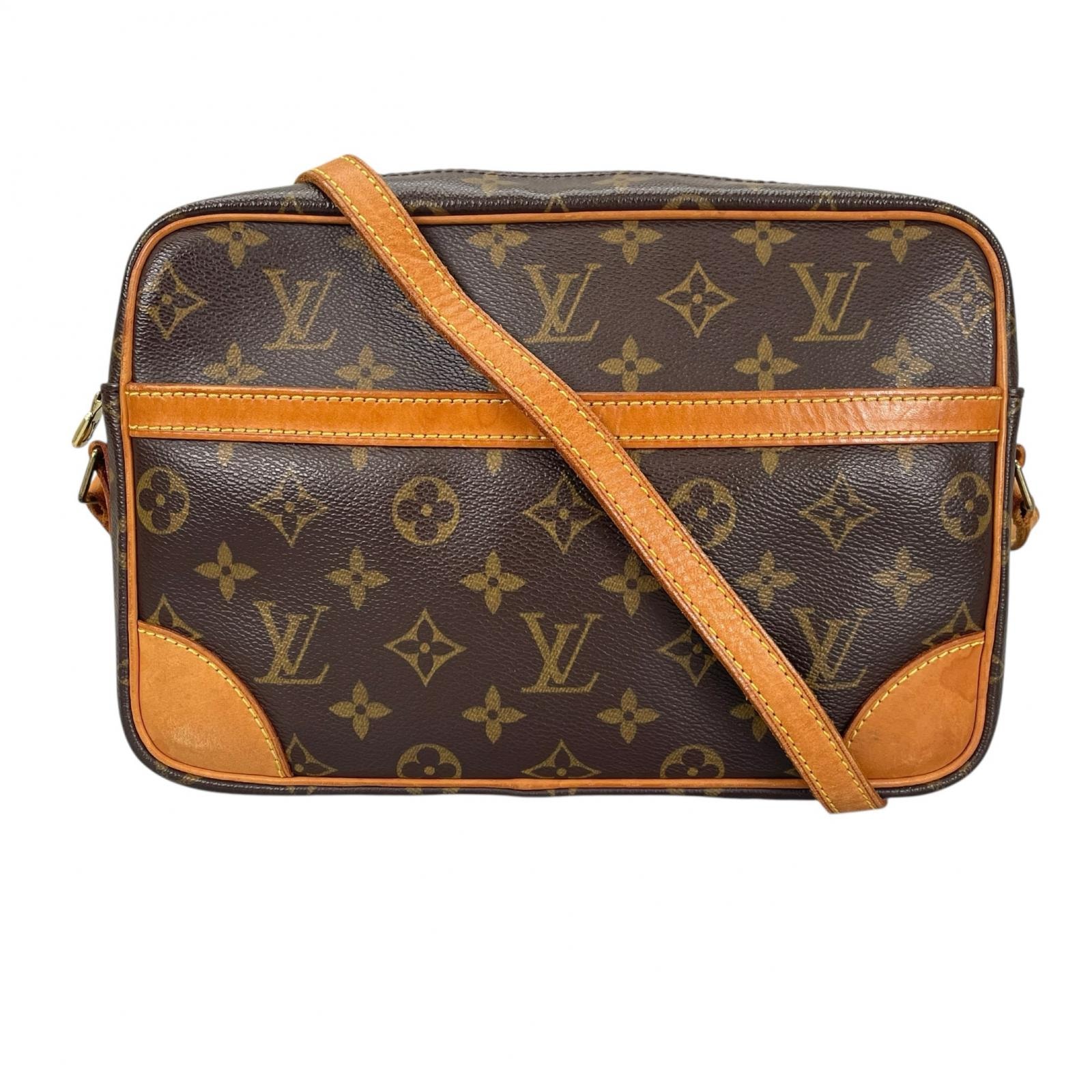 LOUIS VUITTON ルイ・ヴィトン トロカデロ27 M51274 ショルダーバッグ モノグラムキャンバス ブラウン レディース【中古】