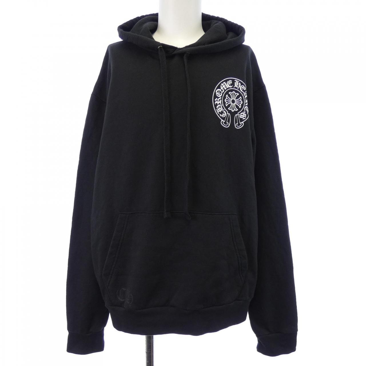 Chrome Hearts Los Angeles Exclusive Horseshoe Pullover Hoodie "Black"