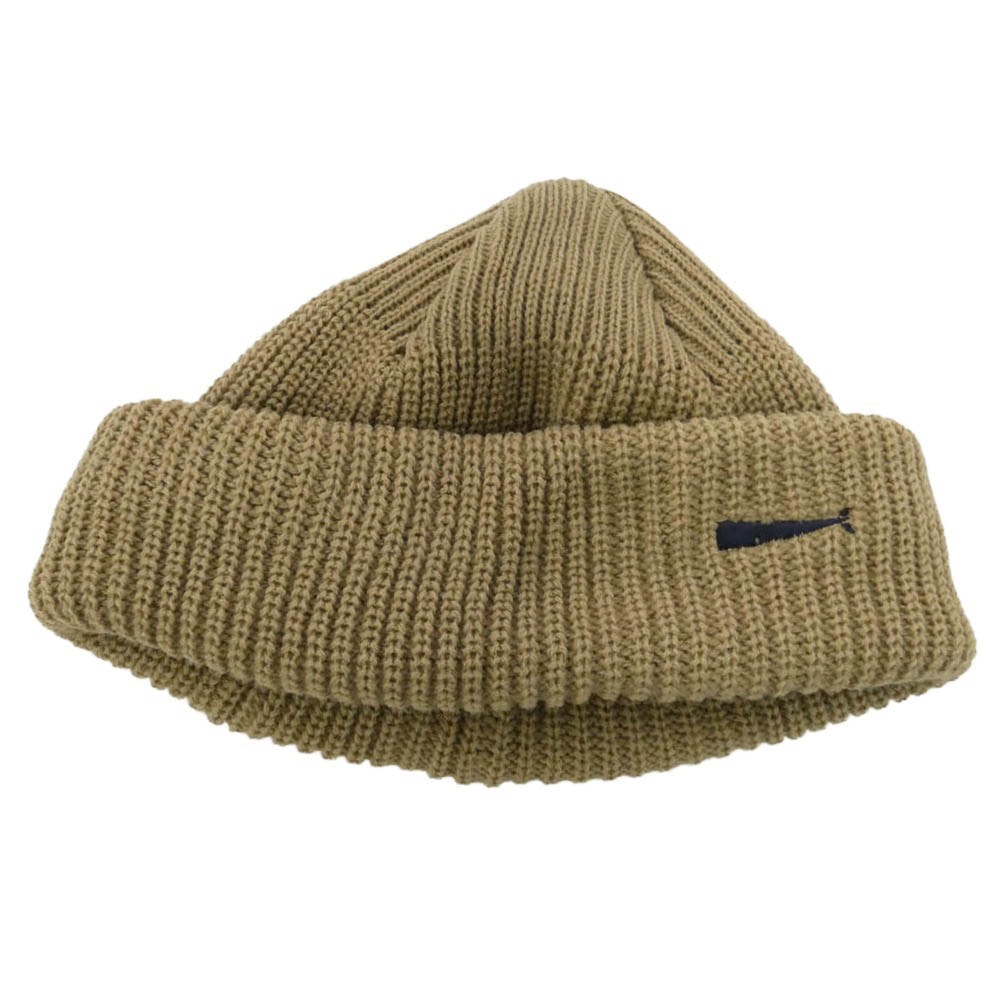 DESCENDANT ディセンダント 25AW 252MADS-HT02 DAWN BEANIE ドーン ビーニー ニットキャップ 帽子 ベージュ系【美品】【中古】