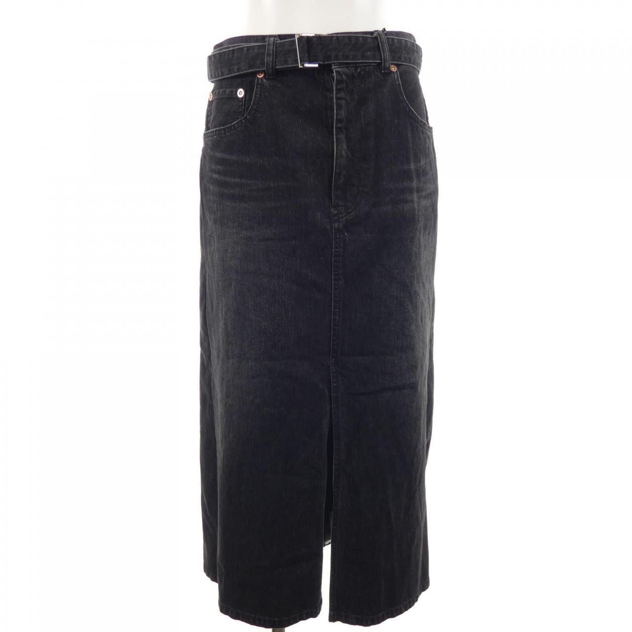 sacai Denim Skirt "Black"