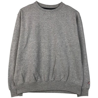 古着 チャンピオン Champion ECO AUTHENTIC 目無し 無地 ブランクスウェットシャツ トレーナー メンズL相当/eaa482496