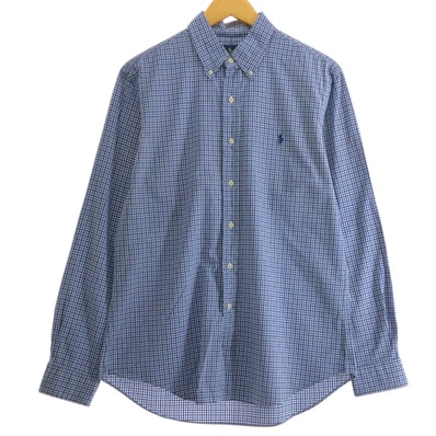 古着 ラルフローレン Ralph Lauren 長袖 ボタンダウンチェックシャツ メンズL相当/eaa515387