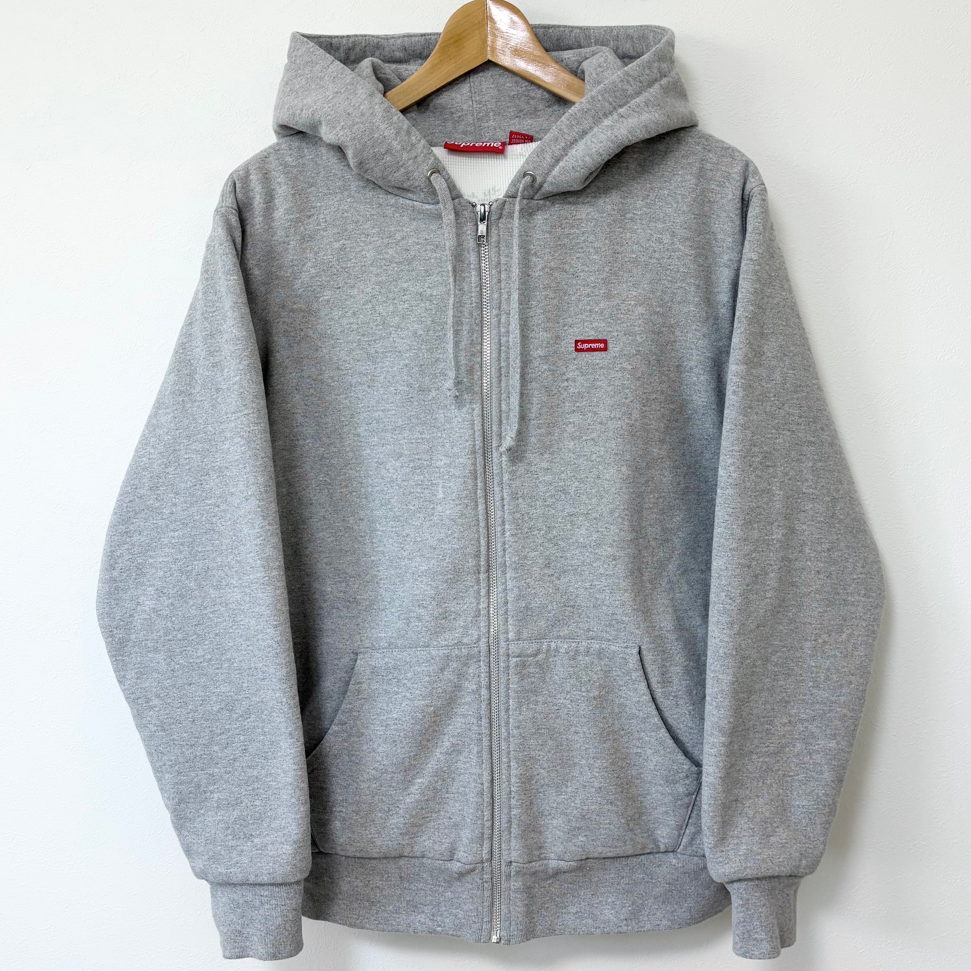 Supreme Small Box Thermal Zip Up Hooded Sweatshirt スモールボックス サーマル ジップアップ パーカー
