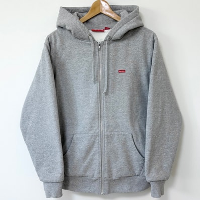 Supreme Small Box Thermal Zip Up Hooded Sweatshirt スモールボックス サーマル ジップアップ パーカー
