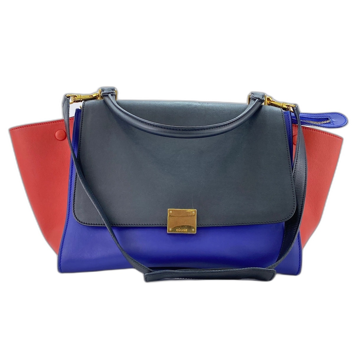 セリーヌ CELINE トラぺーズ ハンドバッグ【中古】