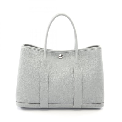 エルメス HERMES ガーデンパーティTPM トートバッグ バッグ レザー ネゴンダ ネゴンダ K刻印(2025年製造) レディース グレー系 グリパンタン 【中古】