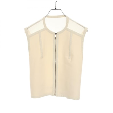 エルメス HERMES ベスト 衣料品 トップス ビスコース レディース アイボリー系 【中古】