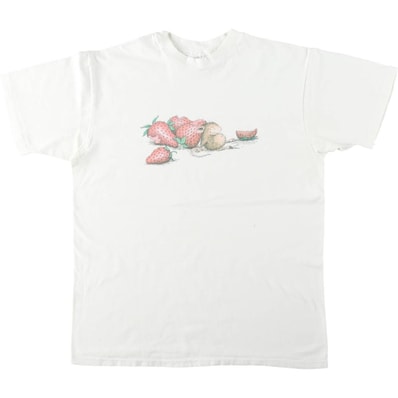 古着 80年代 ヘインズ Hanes House Mouse Designs ハウスマウスデザインズ アートTシャツ USA製 メンズL相当 ヴィンテージ/eaa642122