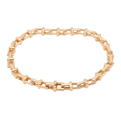 ティファニー TIFFANY&CO ティーナロー ブレスレット ブレスレット ブレスレット アクセサリー K18PG(ピンクゴールド) メンズ レディース ゴールド系 【中古】
