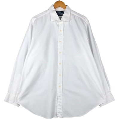 古着 ラルフローレン Ralph Lauren POLO by Ralph Lauren REGENT CLASSIC FIT ワイドカラー 長袖 コットンシャツ メンズXL相当/eaa591283