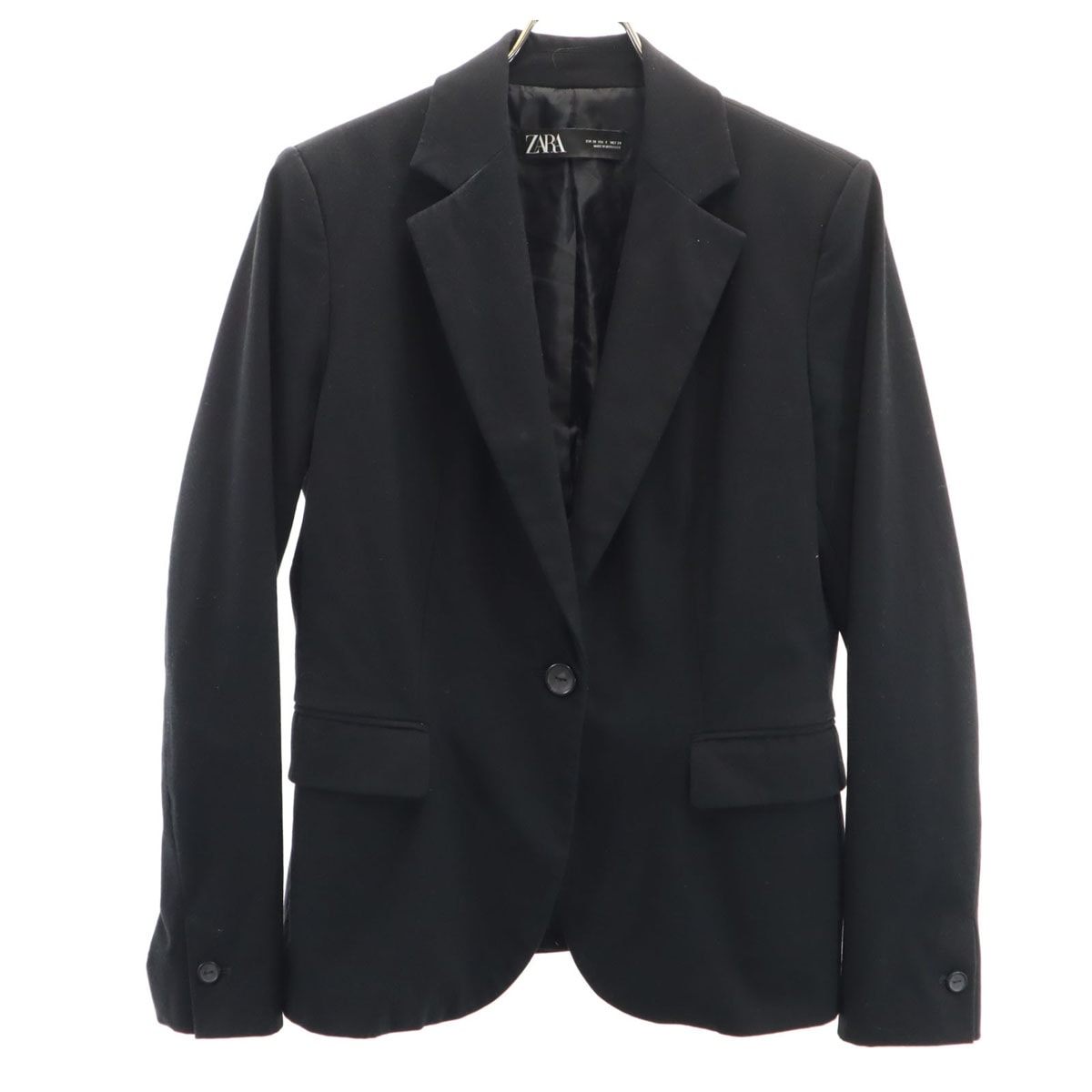 ZARA ザラ テーラードジャケット 38 ブラック