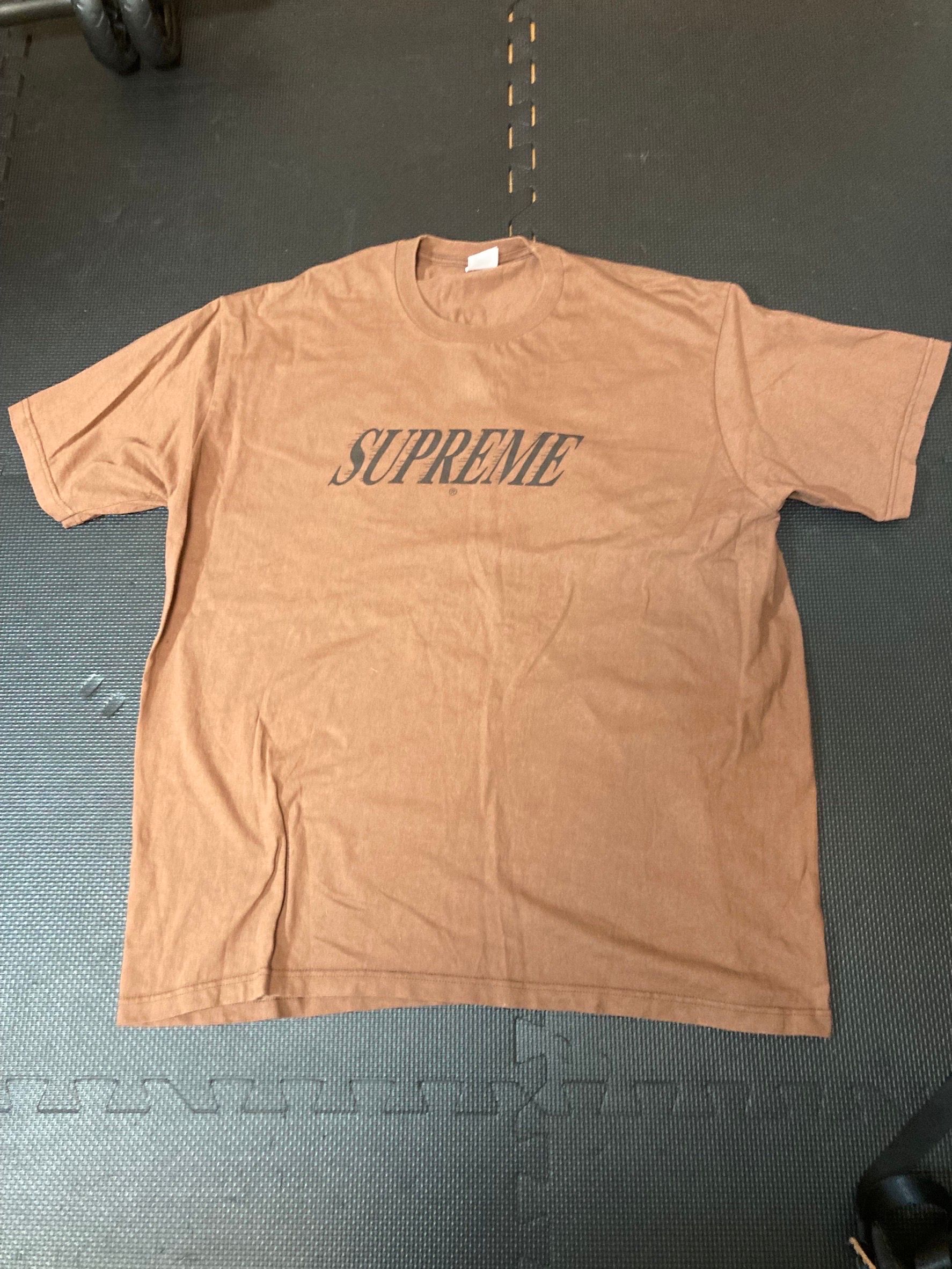 Supreme Slap Shot Tee "Brown"