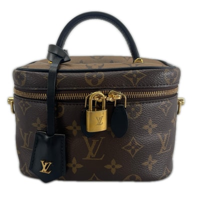 LOUIS VUITTON ルイ・ヴィトン リバース M45165 ハンドバッグ モノグラムキャンバス ブラウン レディース【中古】