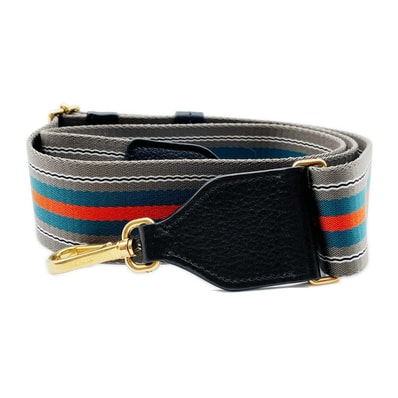PRADA プラダ ストライプ ショルダーストラップ
のみ バッグ用 キャンバス レザー ゴールド ユニセックス
【中古】
