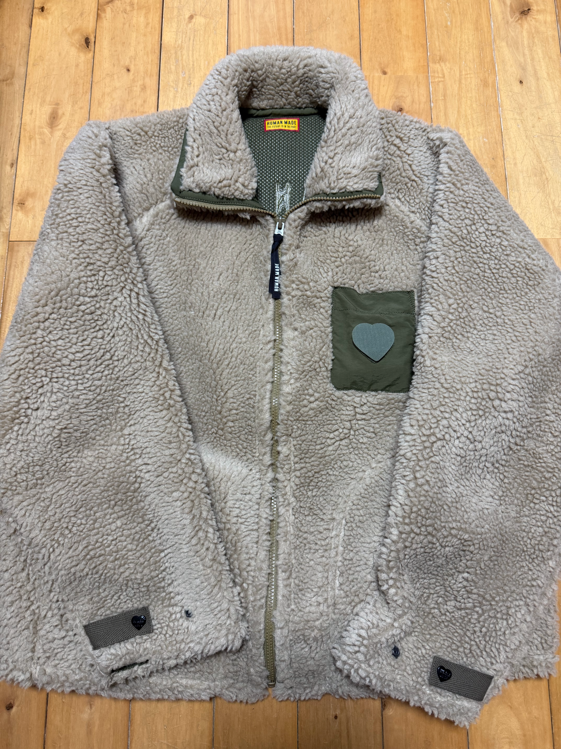 HUMAN MADE Fleece Jacket "Beige"