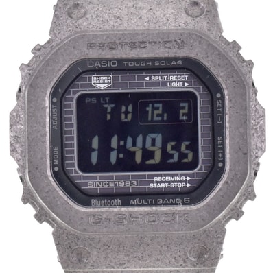 値下 カシオ CASIO GMW-B5000PS-1JR G-SHOCK フルメタル 40周年記念限定モデル ソーラー電波 メンズ 美品 B#144119