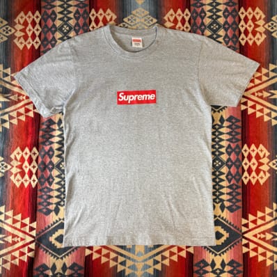 Supreme 20th Anniversary Box Logo Tee "Grey"