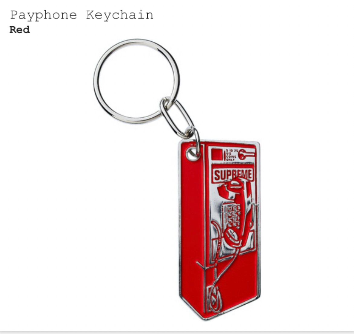Payphone Keychain