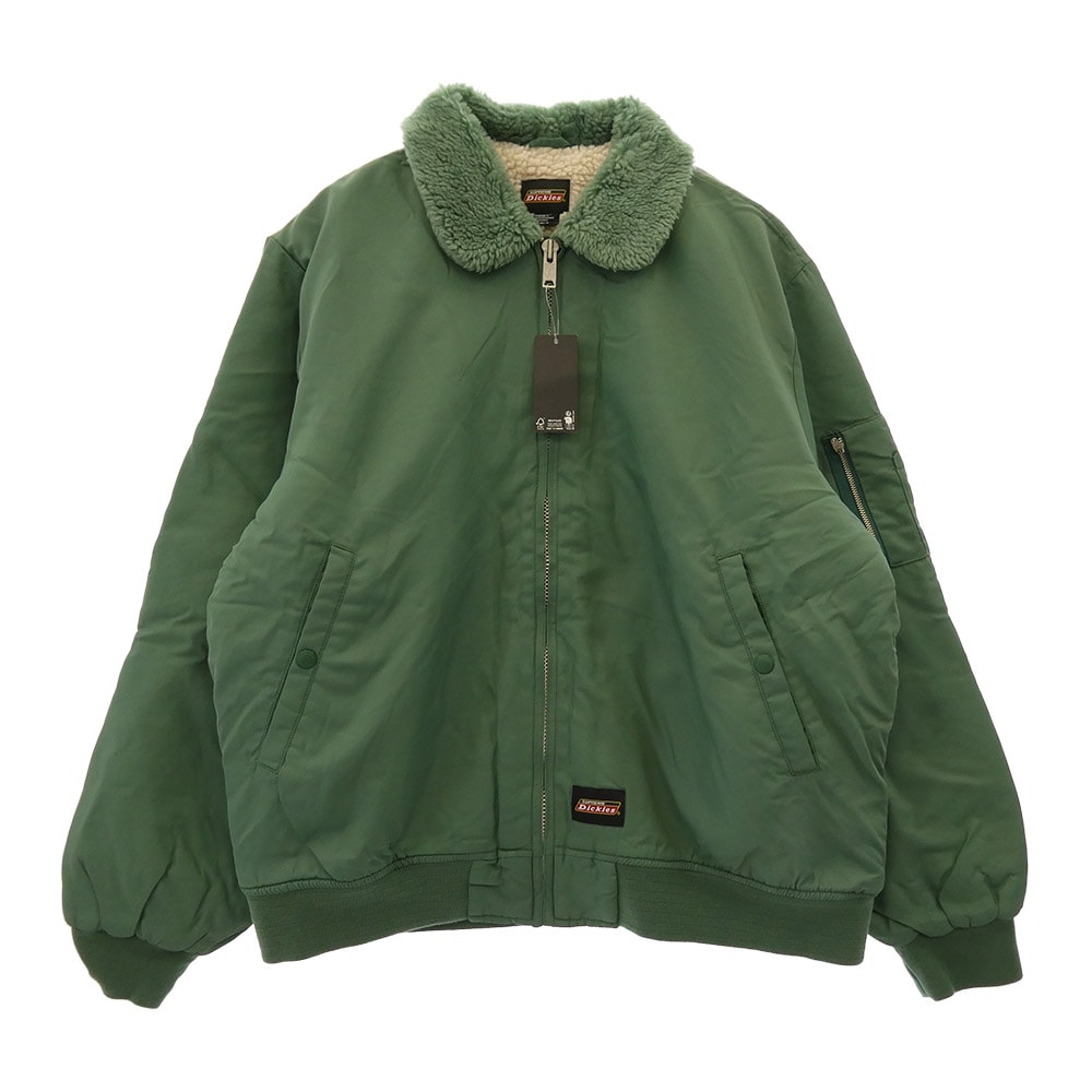Supreme シュプリーム ジャケット 23AW x Dickies ディッキーズ Fur Collar Bomber Jacket ファー カラー ボンバー ジャケット グリーン系 XL【極上美品】【中古】