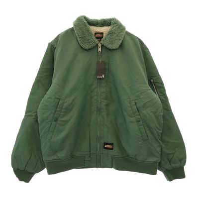 Supreme シュプリーム ジャケット 23AW x Dickies ディッキーズ Fur Collar Bomber Jacket ファー カラー ボンバー ジャケット グリーン系 XL【極上美品】【中古】