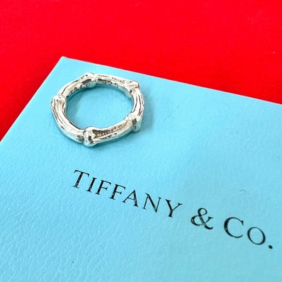 TIFFANY&Co. ティファニー バンブー リング シルバー925 リング・指輪 8号 シルバー
48098