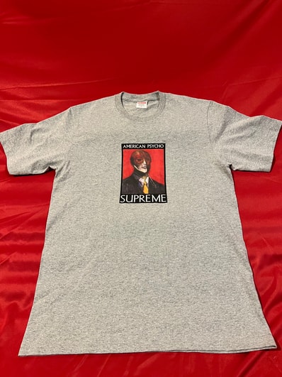Supreme American Psycho Tee "Heather Grey"