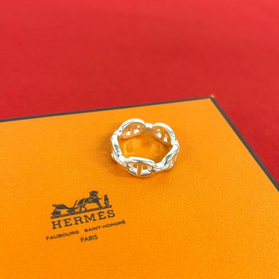 HERMES エルメス アンシェネ PM リング シルバー925 リング・指輪 14号 シルバー
19933