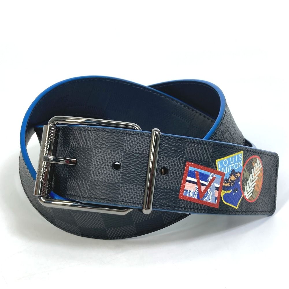 ルイヴィトン M0077U ダミエグラフィット サンチュールリバーシブルベルト