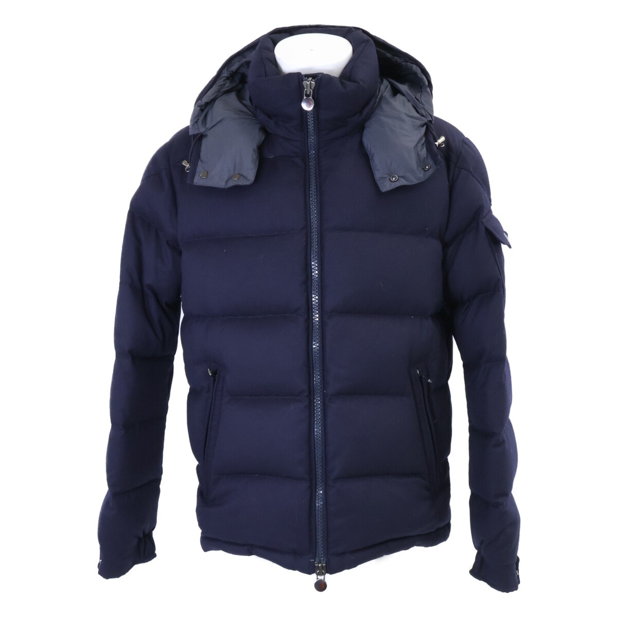 モンクレール ネイビー Montgenevre モンジュネーブル ウール ダウンジャケット 3