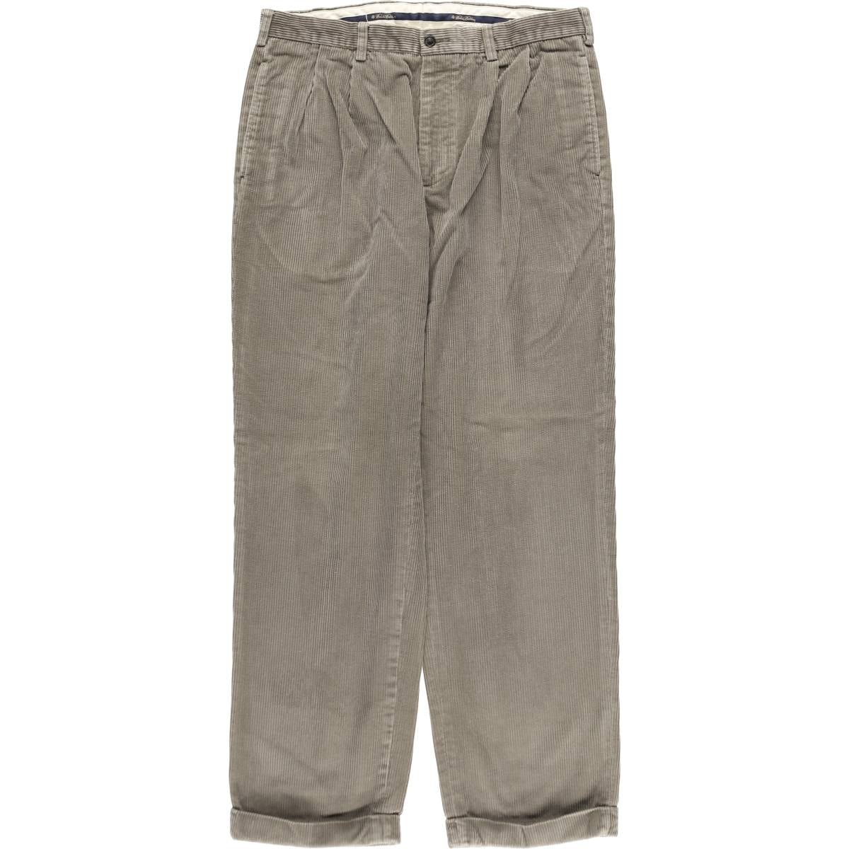 古着 ブルックスブラザーズ Brooks Brothers ELLIOT ツータック コーデュロイパンツ メンズw36相当/eaa627321