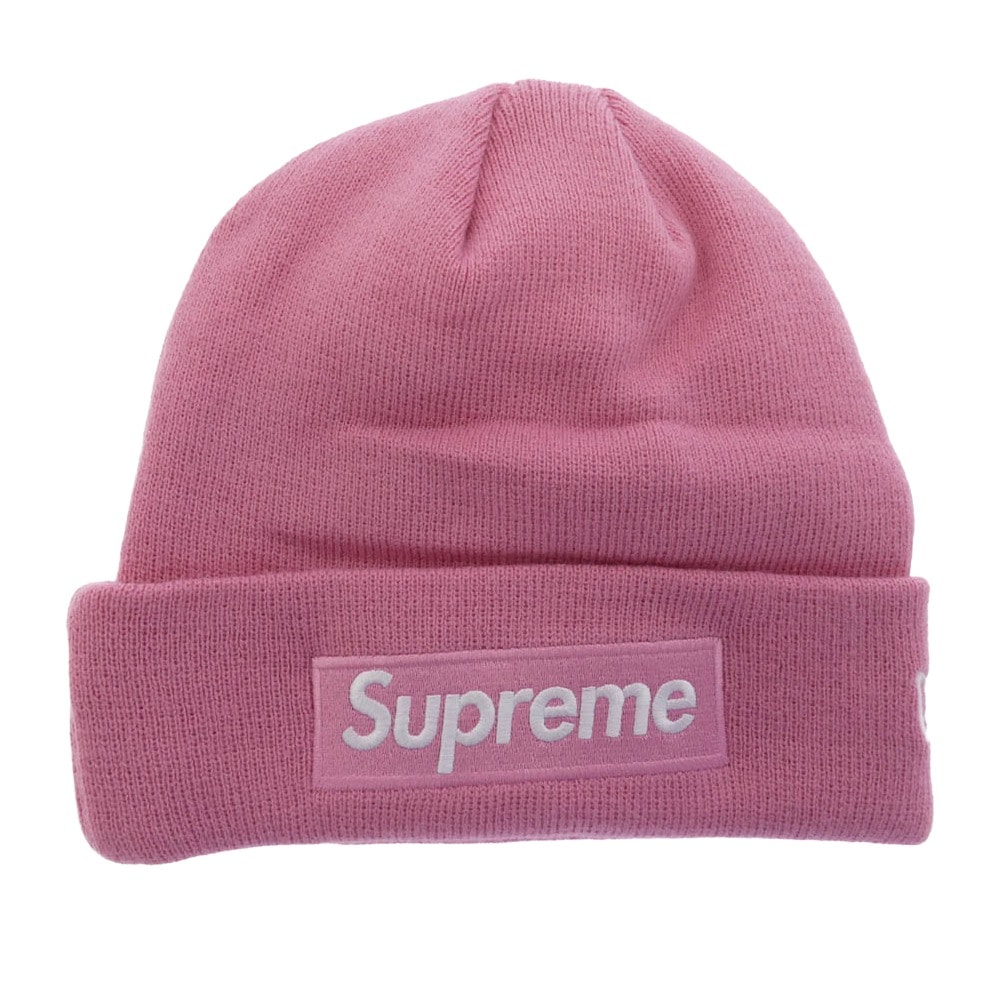 Supreme シュプリーム ニットキャップ 24AW × New Era Box Logo Beanie Dusty Pink ニューエラ ボックスロゴ ビーニー ニット キャップ ダスティーピンク ピンク系【中古】
