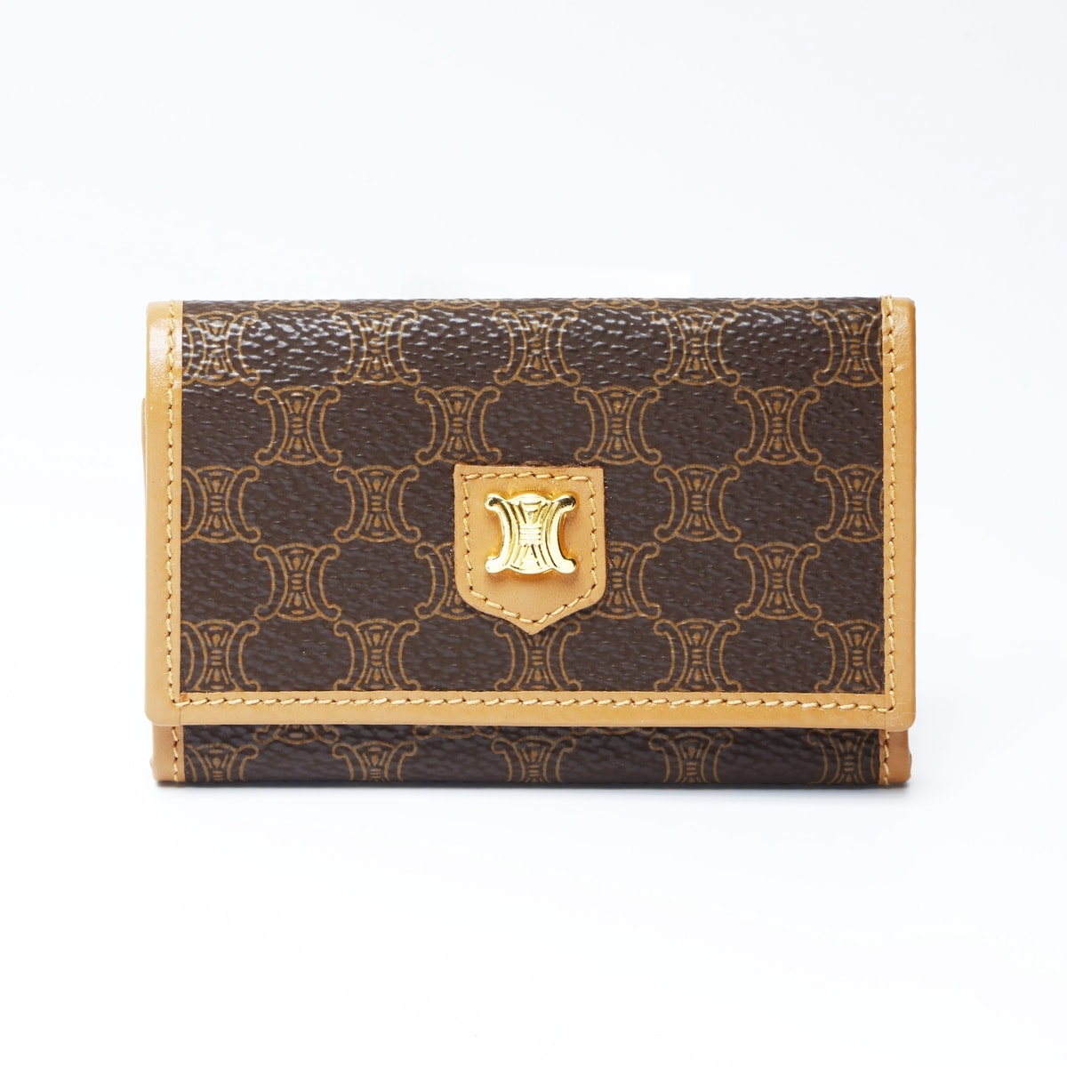 セリーヌ CELINE PVC マカダム キーケース【中古】