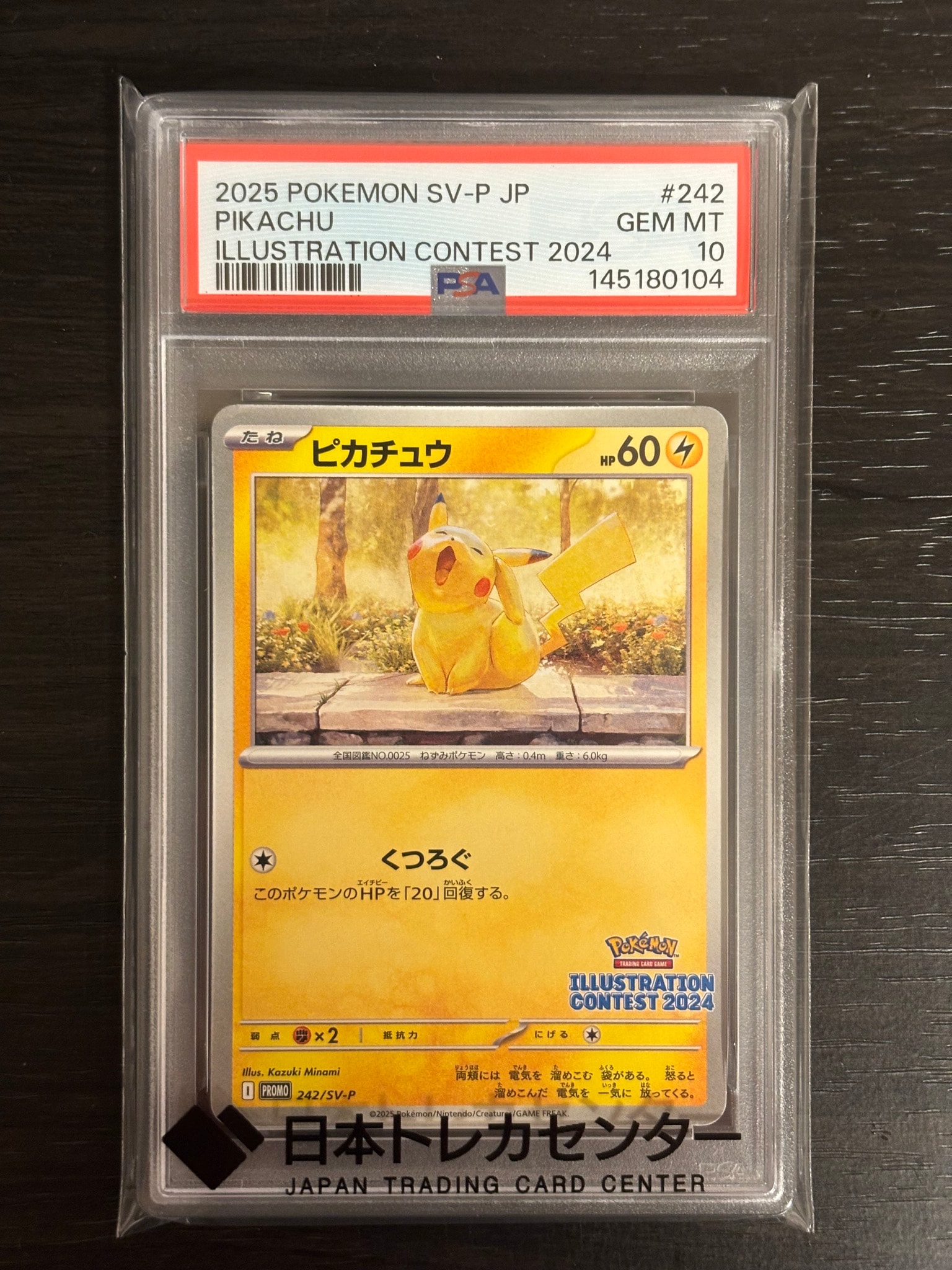 ピカチュウ [SV-P 242](プロモカードパック「イラストレーション
