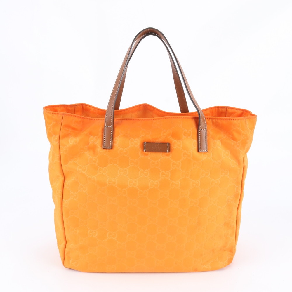 グッチ GG 282439 トート バッグ レザー×ナイロン