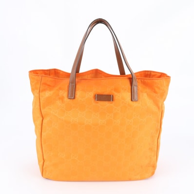 グッチ GG 282439 トート バッグ レザー×ナイロン