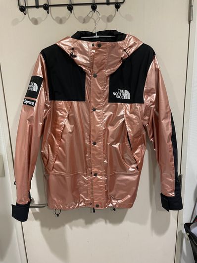 Supreme x The North Face Metallic Mountain Parka "Pink"