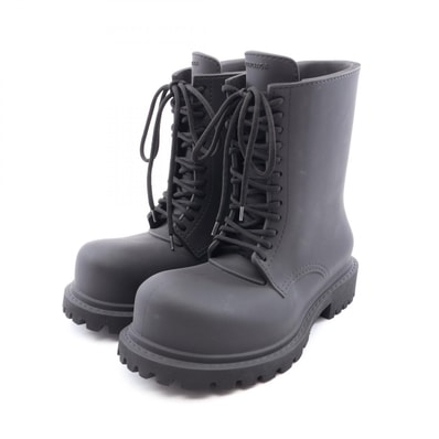 バレンシアガ BALENCIAGA STEROID BOOTS ステロイドブーツ ブーツ 靴 ラバー メンズ ブラック系 717807 【中古】