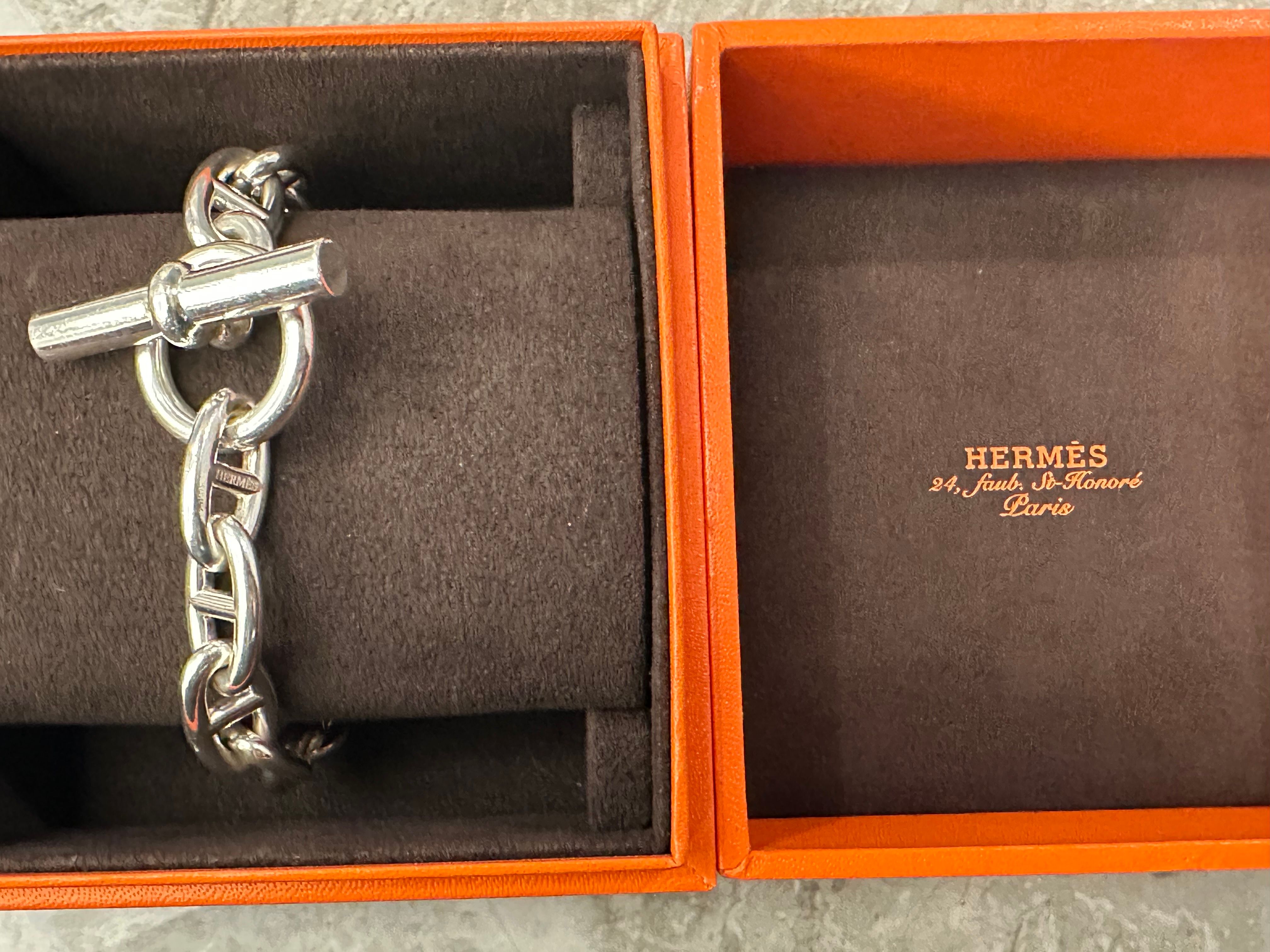 Hermes Chaine D'ancre GM Bracelet "Silver"