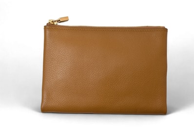 エルメス カードケース/コインケース/ミニポーチ HERMES フラット アトゥー PM レザー D刻 ブラウン/パープル【中古】