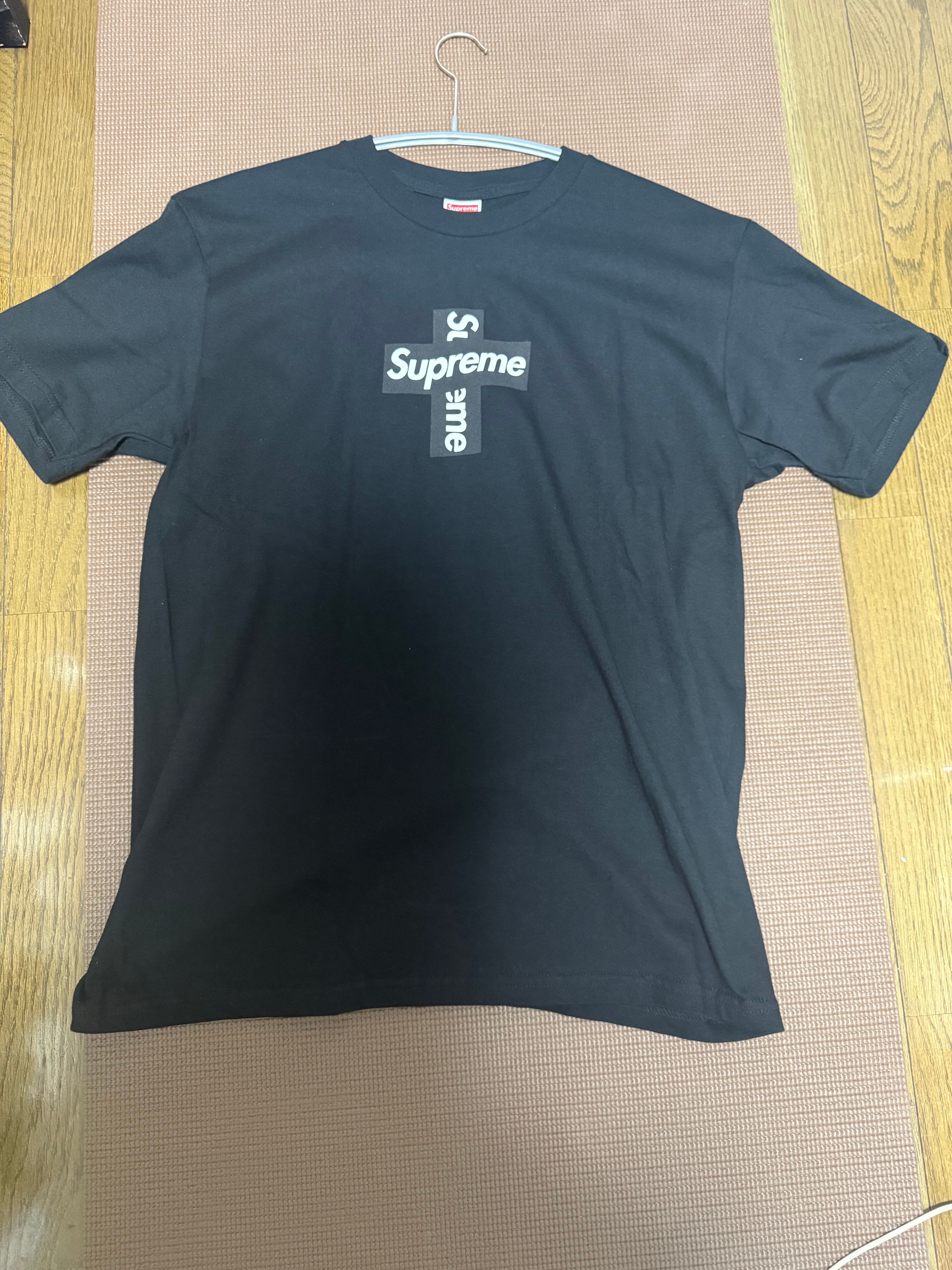 Supreme Cross Box Logo Tee "Black"