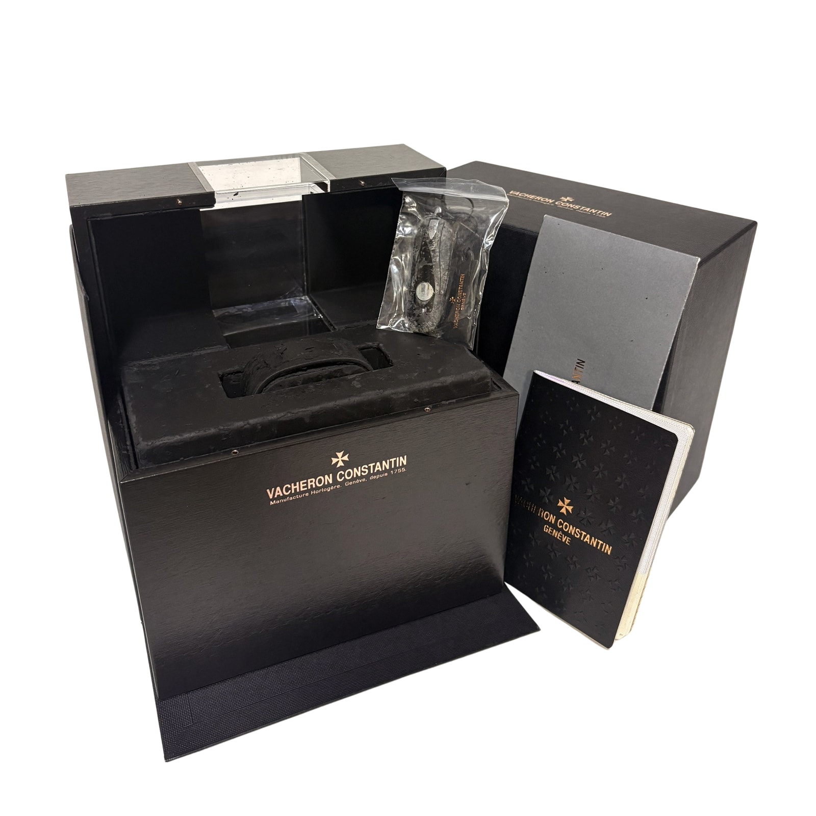 VACHERON CONSTANTIN ヴァシュロンコンスタンタン 腕時計 箱 BOX ブラック メンズ 時計パーツ
