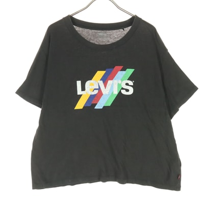 Levi's リーバイス プリント 半袖 Tシャツ M ブラック