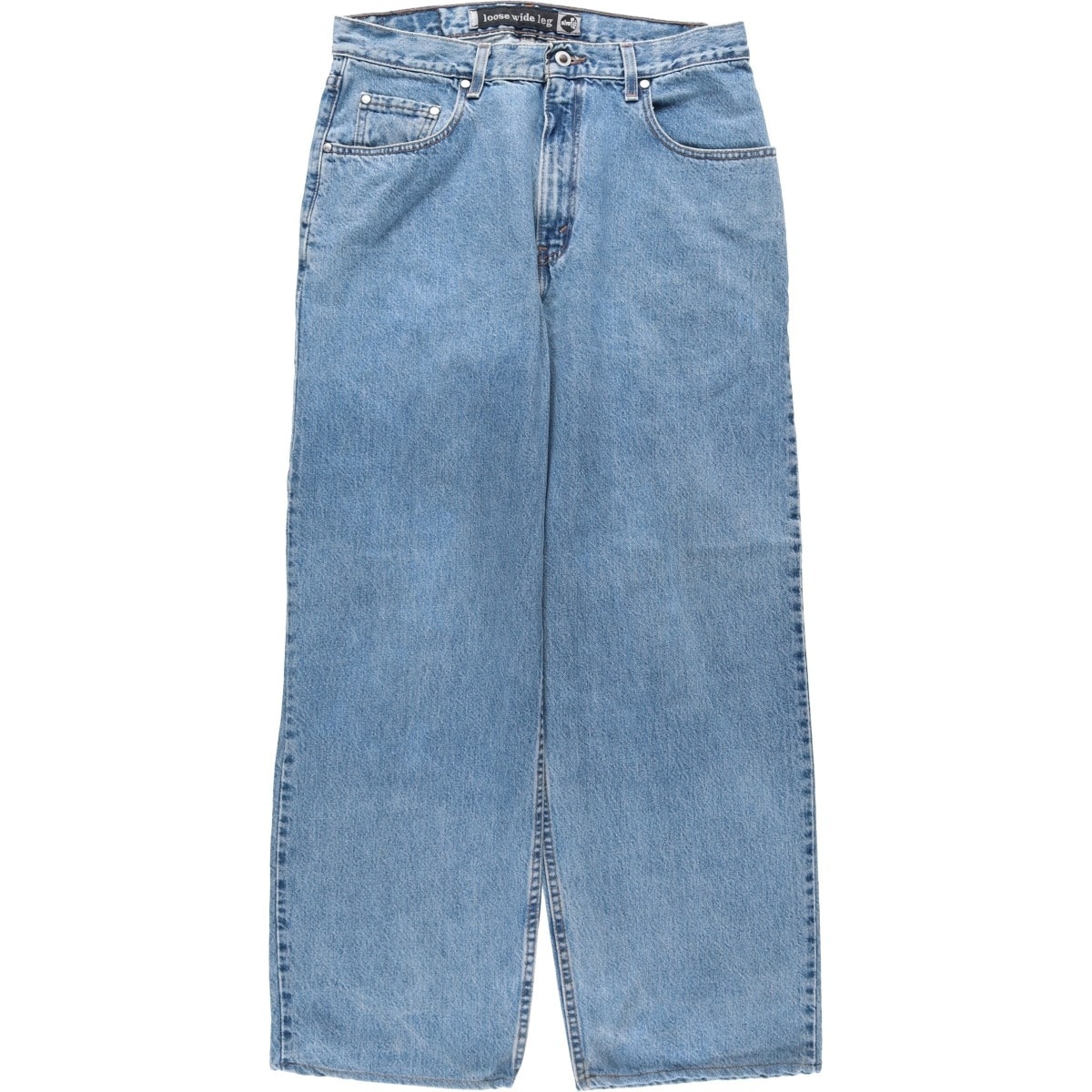 古着 90年代 リーバイス Levi's SILVER TAB シルバータブ LOOSE WIDE LEG テーパードデニムパンツ USA製 メンズw34相当 ヴィンテージ/eaa632332