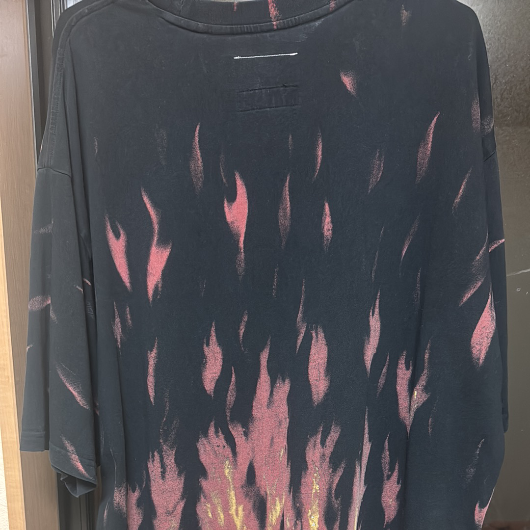 Supreme x MM6 Maison Margiela Liquid Blue Oversized Tee "Black"