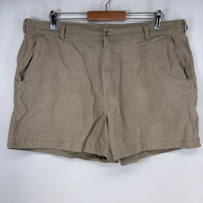 古着 80's/80年代 パタゴニア patagonia ダック ショートパンツ ワンポイントロゴ ハーフパンツ w40 ベージュ メンズ
